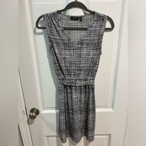Apt. 9 black and white checkered short dress